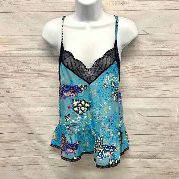 Zadig & Voltaire Celest Glam Rock Silk Camisole - Picture 3 of 10